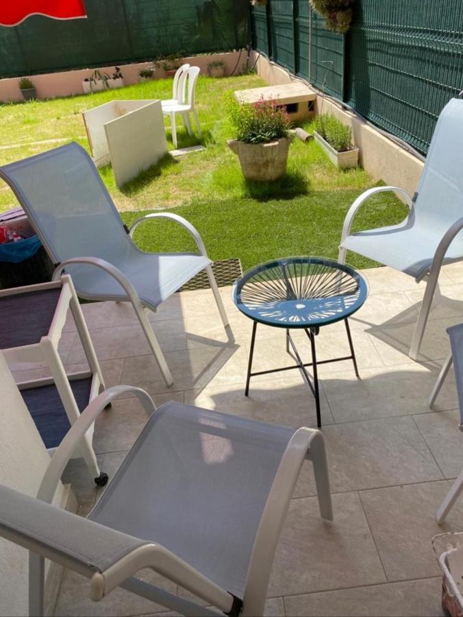 Superbe Rez De Jardin Dans Residence Au Calme Nicea Zewnętrze zdjęcie